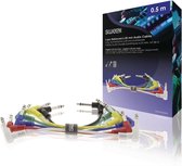 Sweex SWOP23025E05 Stereo Audiokabel 6.35 Mm Male - 6.35 Mm Male 0.50 M Donkergrijs