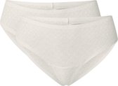 MAGIC Bodyfashion Dream Thong Lace 2pack - Snow White - Maat S