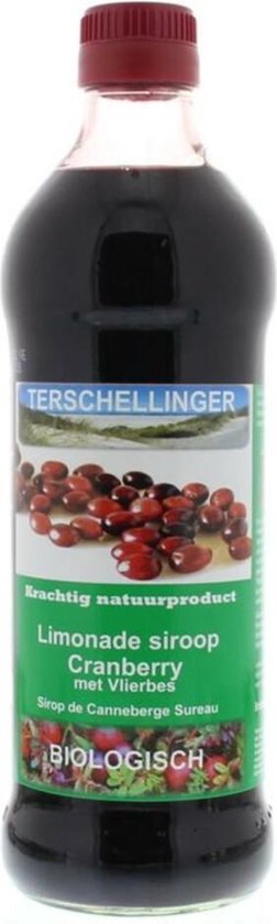 Terschellinger Cranberry-Vlierbes Siroop 500ml - Bio