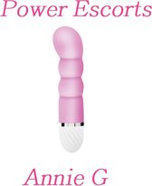 Vibrators Voor Vrouwen – Clitoris En G-spot Stimulator – Duo-Vibrator – Geribbelde Eikel Voor Extra Stimulatie – 30 standen – 20cm – Roze - Power Escorts - Annie G - Mooiste Vibrat