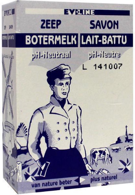 Evi Line Botermelk zeep neutraal 100 gram | bol.com