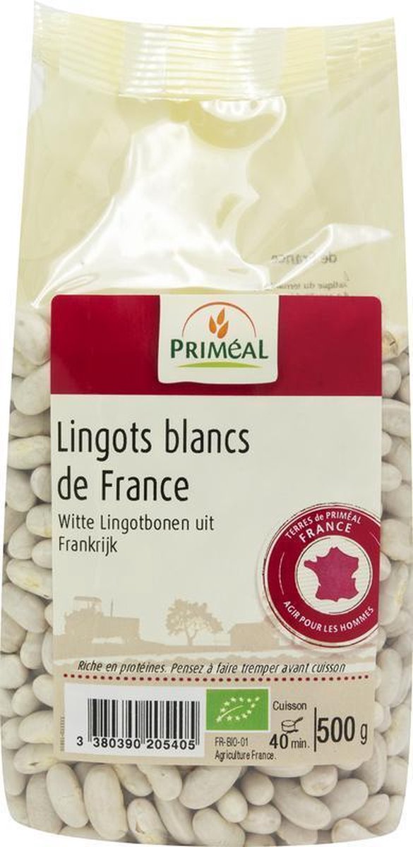 Primeal Witte lingotbonen Frankrijk 500 gram
