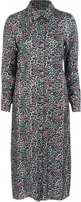 Geisha Dress leopard with dots Grey comb. | bol.com