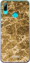 Huawei P Smart (2019) Hoesje Transparant TPU Case - Gold Marble #ffffff