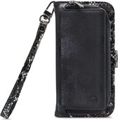 iPhone 12 Pro Max Clutch Case hoesje - Mobilize - Slangenprint Zwart - Kunstleer