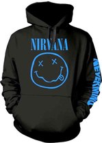 Nirvana Hoodie/trui -L- Nevermind Smile Zwart