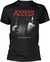 Accept Heren Tshirt -XL- Balls To The Wall 2 Zwart