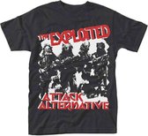 The Exploited Heren Tshirt -S- Attack Zwart