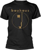 Bauhaus Heren Tshirt -L- Spirit Logo Gold Zwart