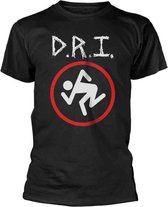 D.R.I. Heren Tshirt -XL- Skanker Zwart