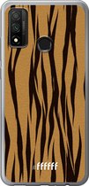 Huawei P Smart (2020) Hoesje Transparant TPU Case - Tiger Print #ffffff