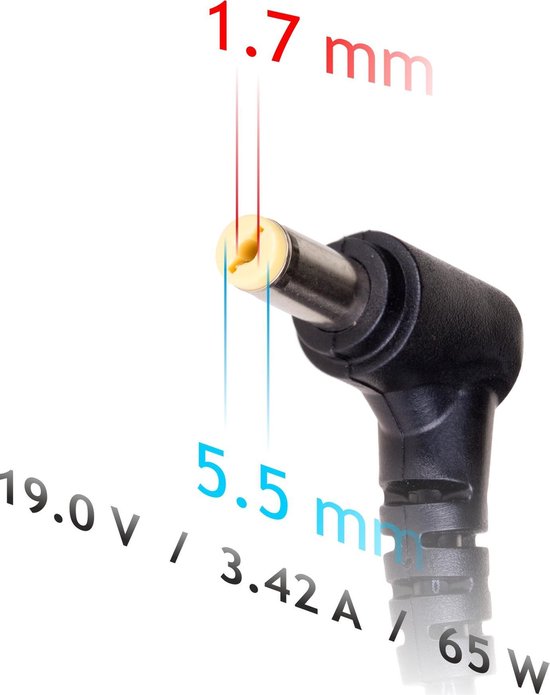 Akyga AK-ND-06 Alimentation & Onduleur Intérieur 65 W Zwart