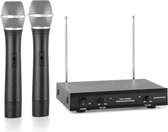 VHF-2-H 2-kanalen VHF draadloze microfoon set 2x handmicrofoon 50m