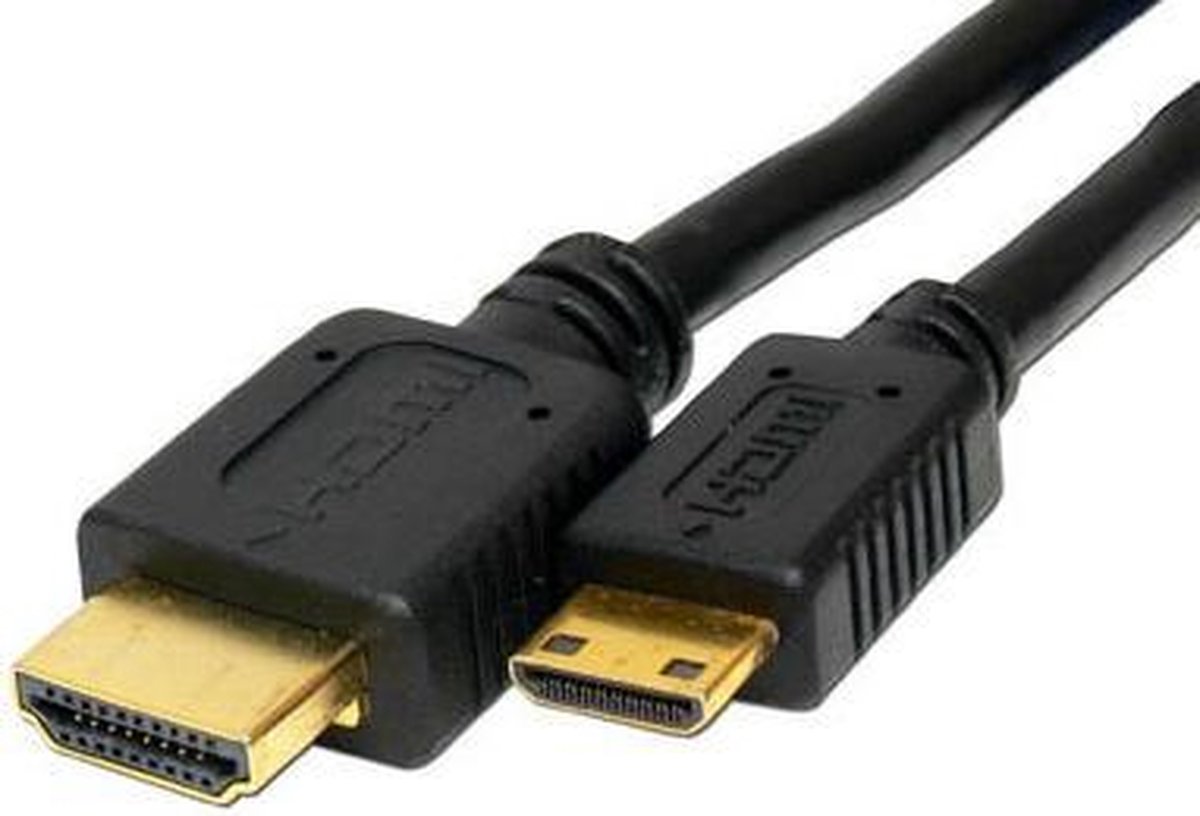 Akyga Hdmi 1.4A Naar Mini Hdmi-Kabel 1M Voor Tv, Laptop En Console