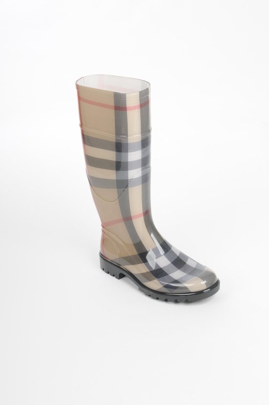 Vintage Check-print Rain Boots | escapeauthority.com