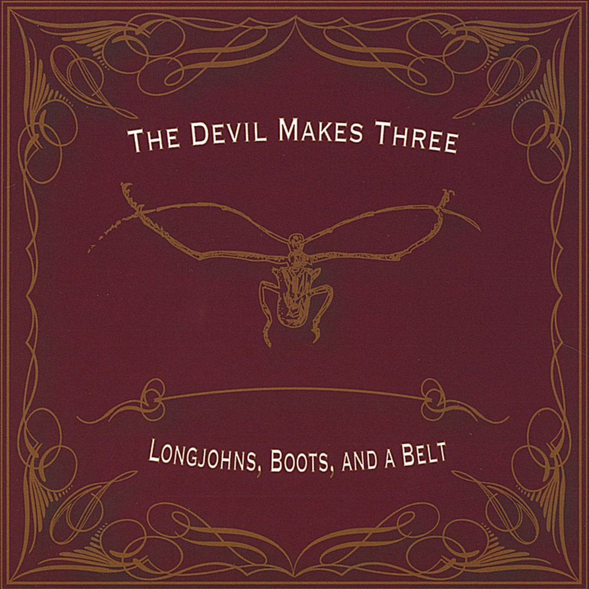 Longjohns. Boots And A Belt