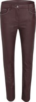 Cassis - Female - Gecoate slim broek  - Bordeaux