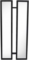 Gifts Amsterdam Wandspiegel 50 X 23 Cm Staal/glas Zwart