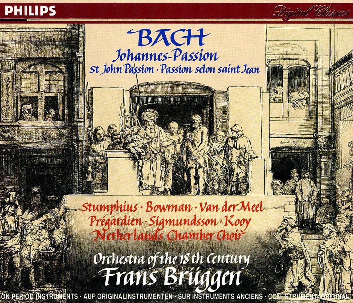 Afbeelding van product Bach: Johannes-Passion  - Frans Brüggen / Netherlands Chamber Choir