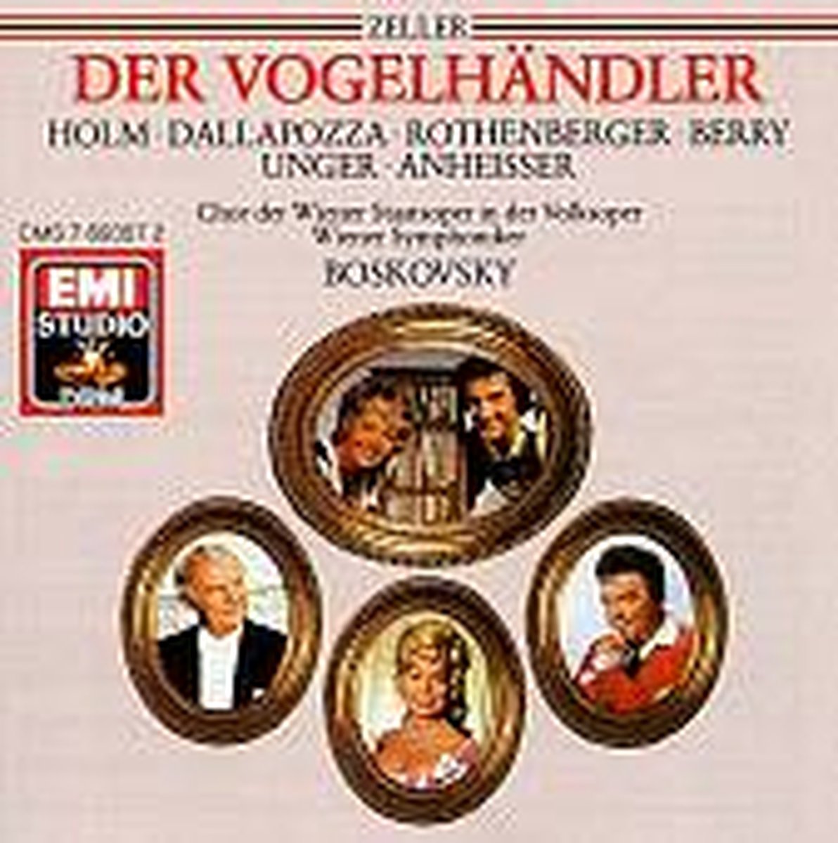 Zeller: Der Vogelhandler / Boskovsky, Holm, Berry, et al