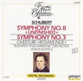 Schubert: Symphony No. 8 "Unfinished"; Symphony No. 3; Rosamunde Overture