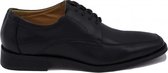 Messieurs | Chaussures pour femmes en cuir pour hommes | Chaussure à lacets soignée noir 0038 Taille 41