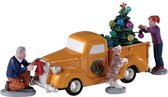 Lemax - Trimming The Truck -  Set Of 4 - Kersthuisjes & Kerstdorpen