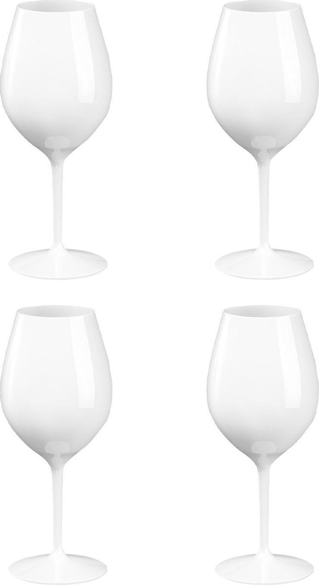 1x Verres à vin Witte ou rouge 51 cl / 510 ml de plastique blanc incassable  
