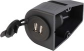 Opbouw USB adapter 2x met behuizing