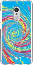 Xiaomi Redmi 5 Hoesje Transparant TPU Case - Swirl Tie Dye #ffffff