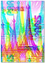 Schilderij Parijs Eiffeltoren, 4 maten