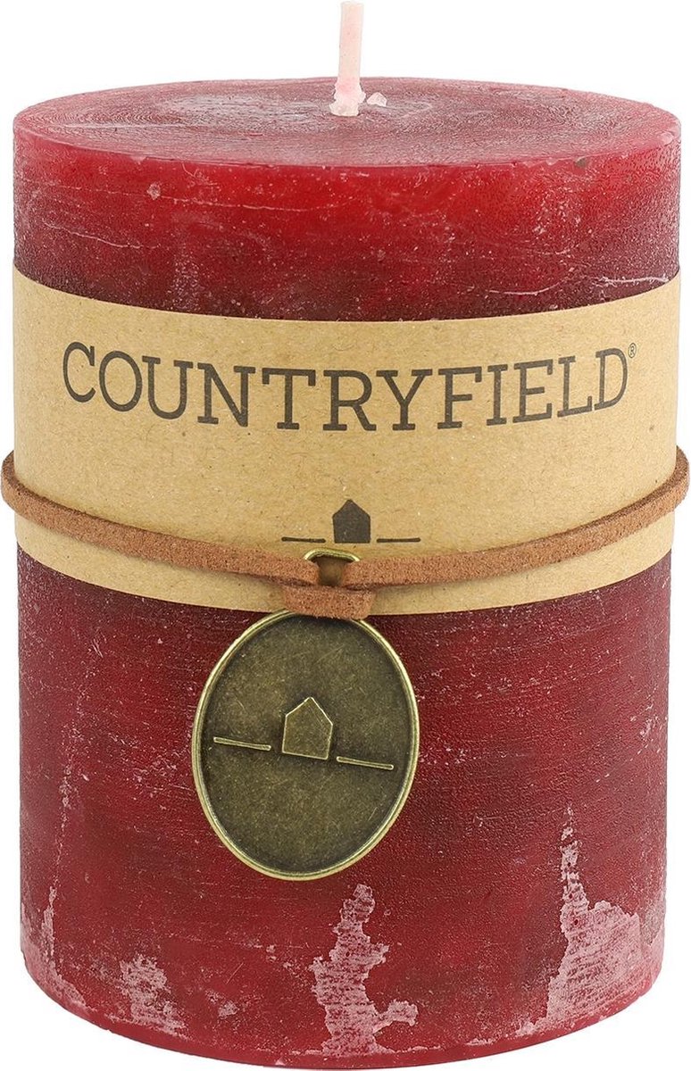 Countryfield Stompkaars Rood Ø7 cm | Hoogte 7,2 cm