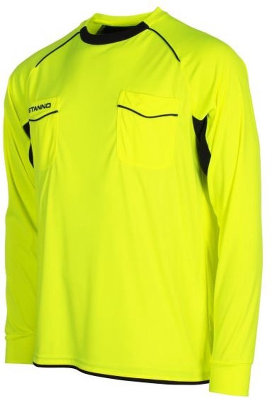 Stanno Bergamo Referee Shirt Lange Mouw - Maat L