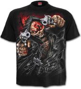 Spiral Heren Tshirt -M- 5FDP - ASSASSIN Zwart