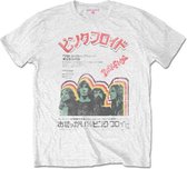 Pink Floyd - Japanese Poster Heren T-shirt - 2XL - Wit