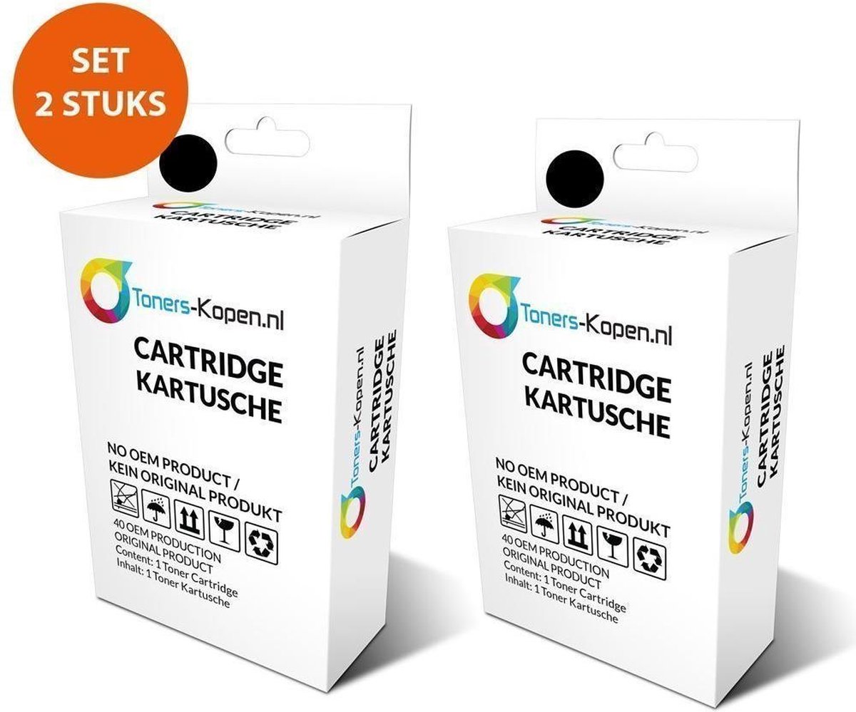 HP 364XL Huismerk Inkt Zwart 21ml 2-Pack - CN684EE CB321EE Compatible - DeskJet 3070A 3520 3521 3522 3524 - OfficeJet 4610 4620 4622 7515 - Fotosmart CB321EE compatible - CB321EE alternatief - HP inktcartridge