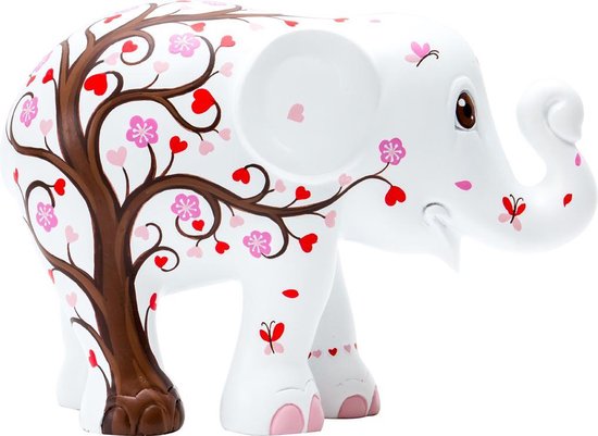 Blossoming tree of love 15 cm Elephant parade Handgemaakt Olifantenstandbeeld