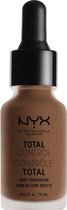 NYX Professional Makeup - Total Control Drop - Foundation - TCDF17 - Cappuccino - Bruin - 13 ml