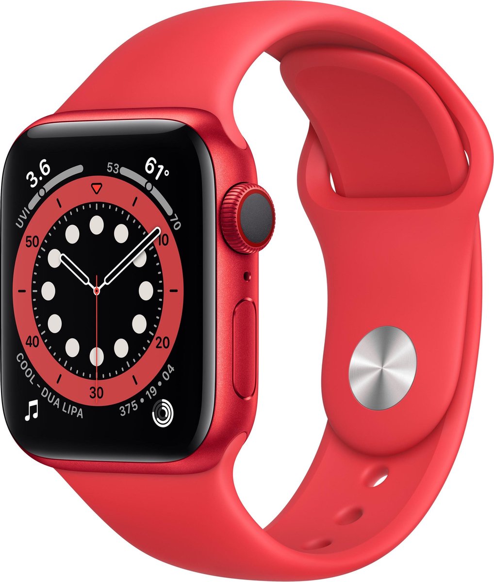 Apple Watch Series 6 GPS + Cellular, 40mm PRODUCT(RED) Aluminium Case  with | bol.com