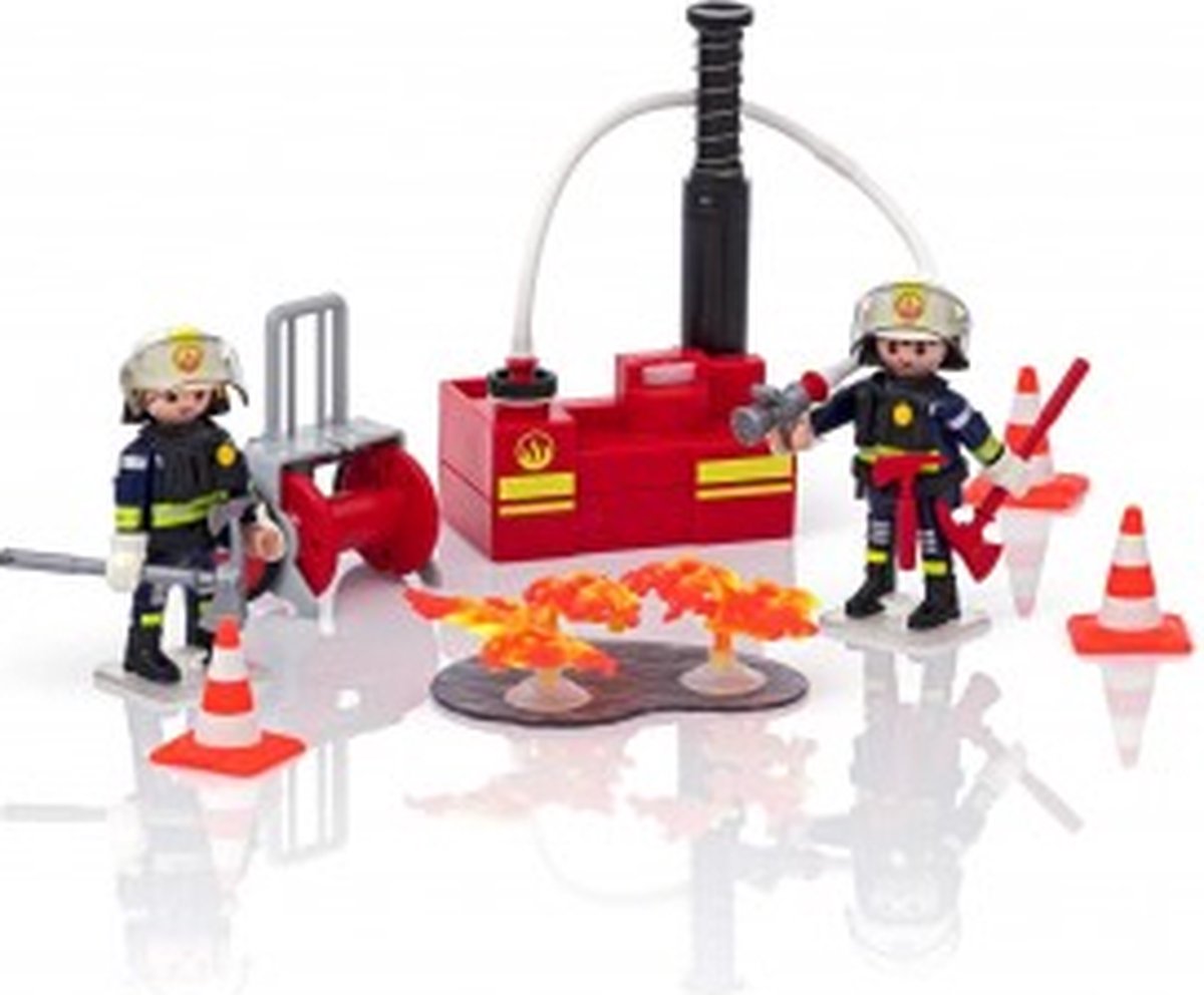 PLAYMOBIL Brandweermannen met blusmateriaal - 5397 | bol.com