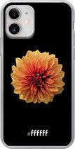 iPhone 12 Mini Hoesje Transparant TPU Case - Butterscotch Blossom #ffffff