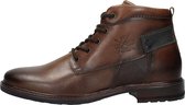 SUB55 Heren veterschoenen Veterschoenen Hoog - cognac - Maat 40