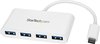 USB Hub Startech HB30C4ABW White