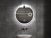 Mawialux LED Spiegel - 100cm - LED - Rond - Verwarming - Digitale klok - Bluetooth - Roxy
