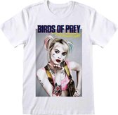 DC Comics Harley Quinn Heren Tshirt -L- Birds Of Prey - Poster Style Wit