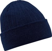Beechfield Thinsulate Thermische Winter / Ski Beanie Hat (Franse marine)