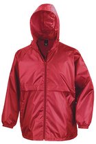 Result Heren Core Adult Windcheater Waterafstotend Windproof Jasje (Rood)