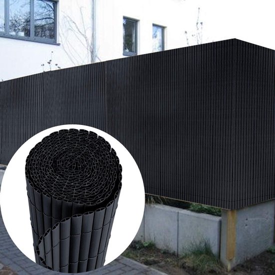NAIZY PVC Privacy Scherm 180x500cm Tuinscherm Tuinafscheiding Groen