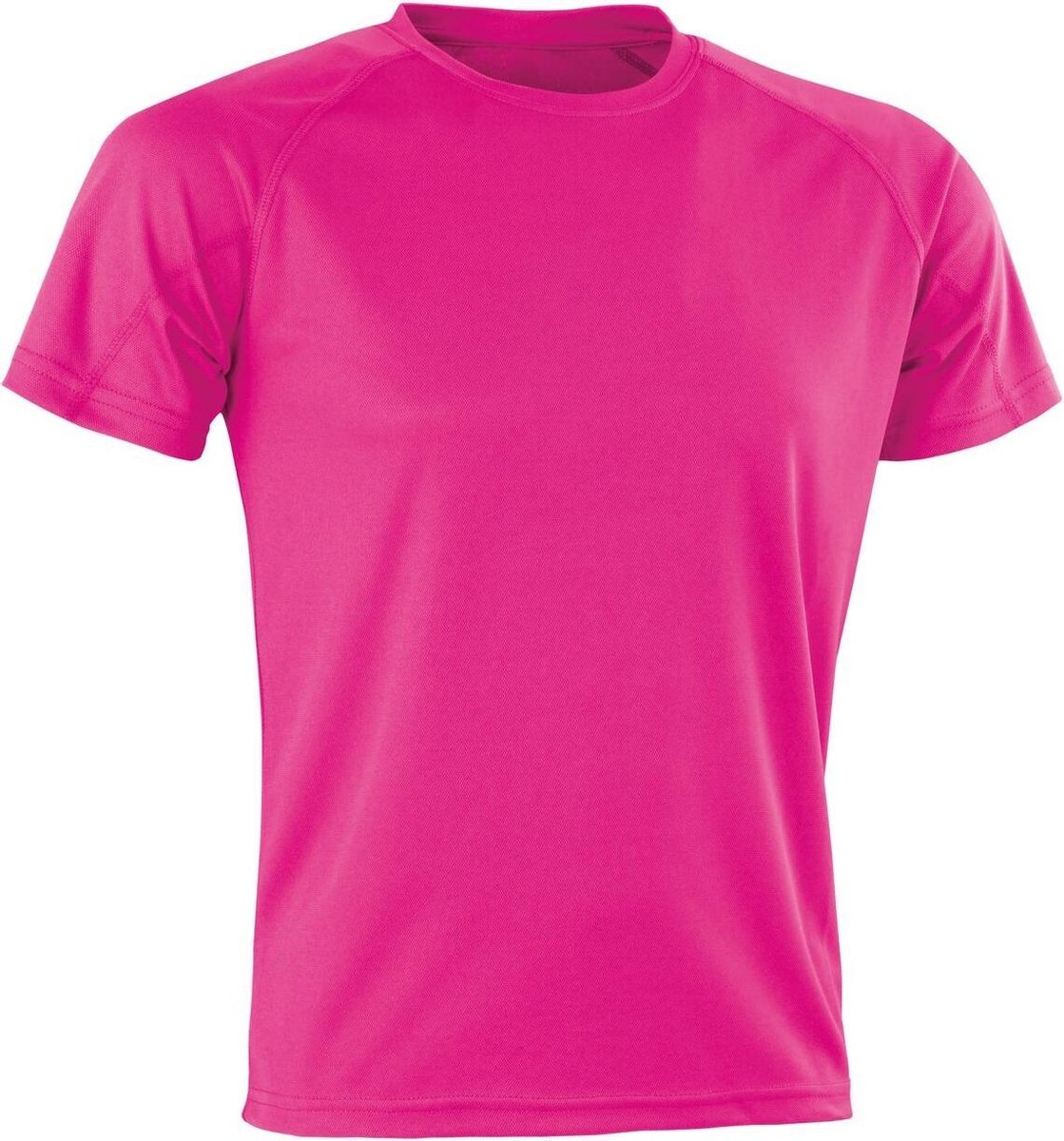 Spiro Heren Aircool T-Shirt (Flo Roze)