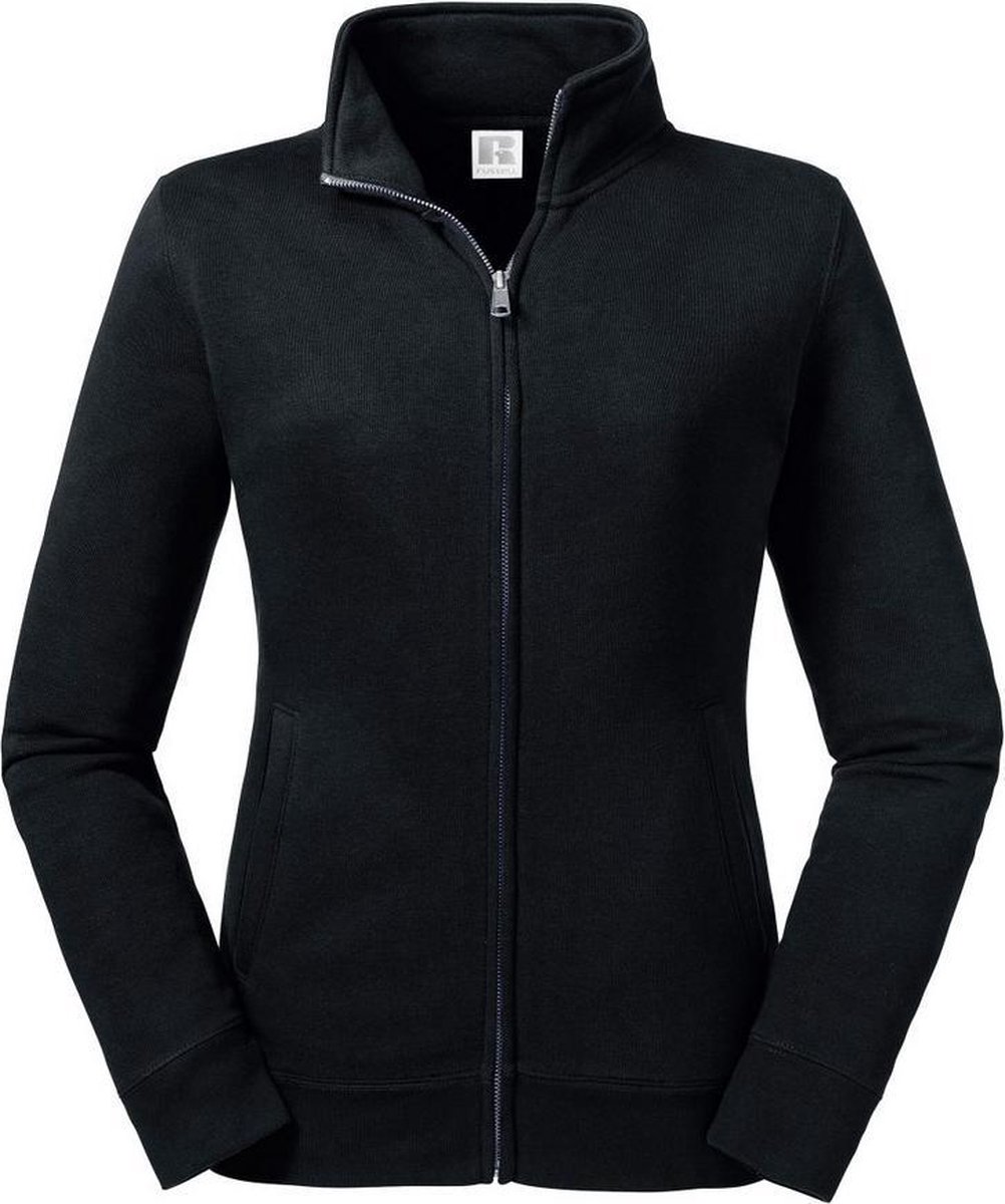 Russell Dames/dames Authentieke Sweat Jacket Zwart